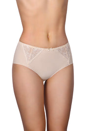 Pełne figi z haftowanymi wstawkami Nr 58