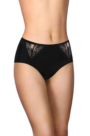 Pełne figi z haftowanymi wstawkami Nr 58